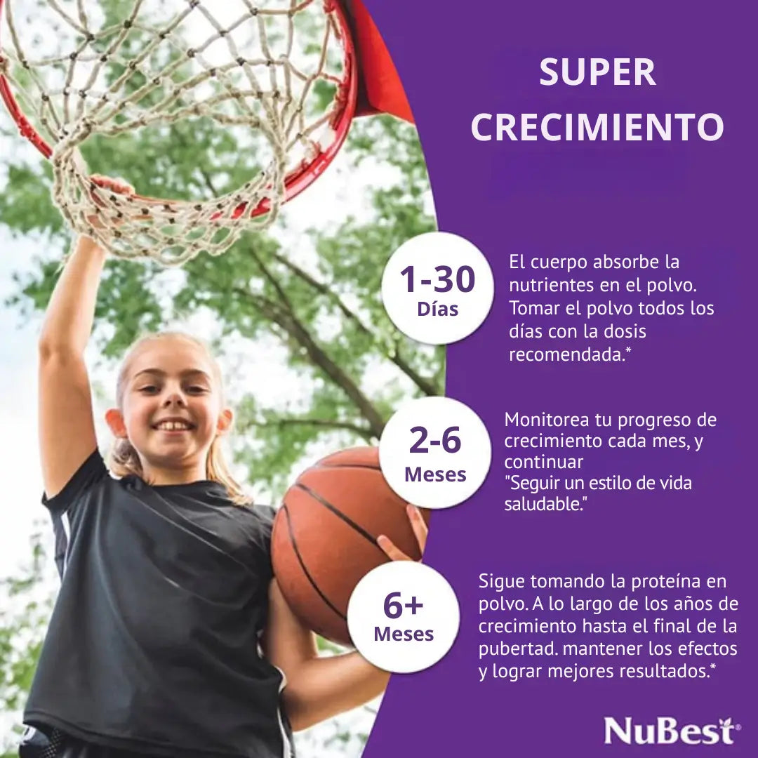 NuBest Tall – Proteína + Crecimiento para niños y adolescentes