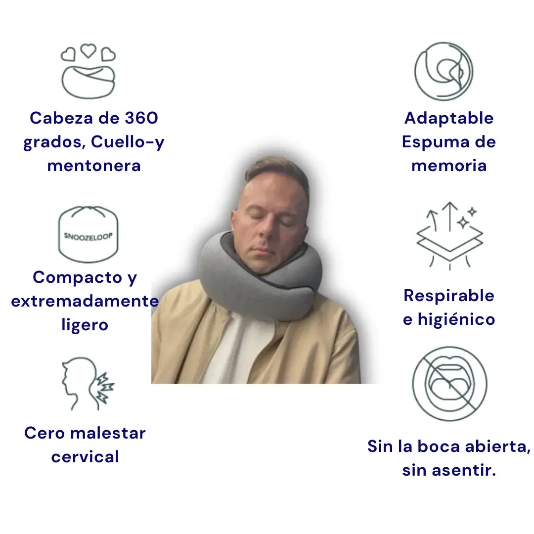 Almohada de viaje - Descansa como en casa, estés donde estés